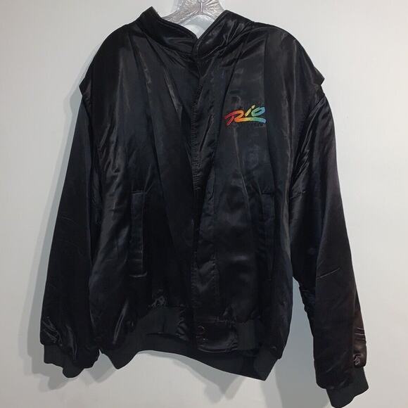 Rio satin jacket Las Vegas men’s size large - Picture 1 of 7